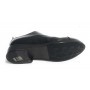 SCARPE UOMO CAVALLINI FRANCESINA SCAMICIATA PELLE LAVATA COLORE NERO HAND MADE U18CA04