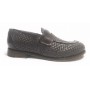 SCARPE UOMO CAVALLINI MOCASSINO F.CUOIO PELLE INTRECCIATA A MANO GREY US17CA04