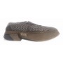 SCARPE UOMO CAVALLINI MOCASSINO F.CUOIO PELLE INTRECCIATA A MANO GREY US17CA04