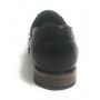 SCARPE UOMO CAVALLINI MOCASSINO F.CUOIO PELLE INTRECCIATA A MANO NERO US17CA06