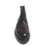Scarpe uomo Cavallini polacchino brogue in pelle color cognac hand made U18CA02