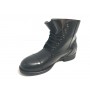 SCARPE UOMO CAVALLINI POLACCHINO CHELSEA PELLE LAVATA NERA HAND MADE U17CA02