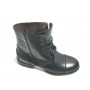 SCARPE UOMO CAVALLINI POLACCHINO CHELSEA PELLE LAVATA NERA HAND MADE U17CA02