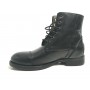 SCARPE UOMO CAVALLINI POLACCHINO CHELSEA PELLE LAVATA NERA HAND MADE U17CA02