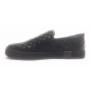 SCARPE UOMO CAVALLINI SLIPON ARTIGIANALE PELLE INTRECCIATA A MANO NERO  US17CA01