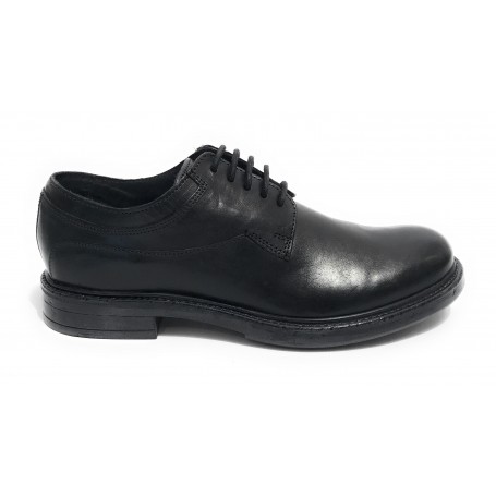 Scarpe uomo Elite francesina in pelle nero U23EL05 1404
