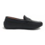 SCARPE UOMO ELITE MOCASSINO TUBOLARE IN PELLE DI CERVO COLORE NERO U20EL05