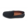 SCARPE UOMO ELITE MOCASSINO TUBOLARE IN PELLE DI CERVO COLORE NERO U20EL05