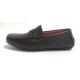 SCARPE UOMO ELITE MOCASSINO TUBOLARE IN PELLE DI CERVO COLORE TESTA DI MORO U20EL04