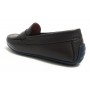 SCARPE UOMO ELITE MOCASSINO TUBOLARE IN PELLE DI CERVO COLORE TESTA DI MORO U20EL04