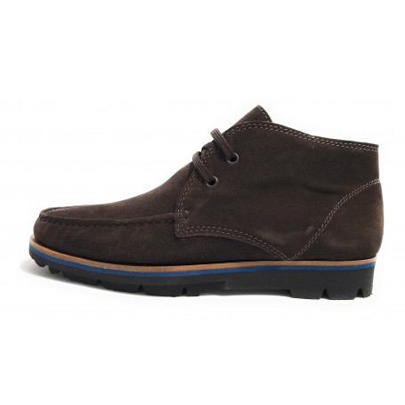 SCARPE UOMO ELITE POLACCHINO IN PELLE SCAMOSCIATA COLOR TESTA DI MORO  U18EL01