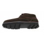 SCARPE UOMO ELITE POLACCHINO IN PELLE SCAMOSCIATA COLOR TESTA DI MORO  U18EL01
