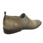 SCARPE UOMO ERNESTO DOLANI MOCASSINO IN PELLE BUFALO TAUPE ARTIGIANALE US16ED01