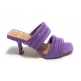 Scarpe donna Gold&gold sandalo con tacco colore lilla DS22GG35 GP22236
