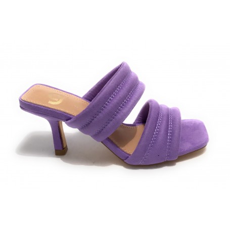 Scarpe donna Gold&gold sandalo con tacco colore lilla DS22GG35 GP22236