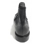SCARPE UOMO ERNESTO DOLANI STIVALETTO BEATLES PELLE BUFALO COL. NERO CON FRANGIA U18ED02