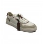 Scarpe uomo Guess sneaker Strave vintage in pelle bianco/ multicolor U22GU11 FMSTV8LEA12
