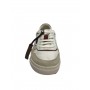 Scarpe uomo Guess sneaker Strave vintage in pelle bianco/ multicolor U22GU11 FMSTV8LEA12