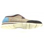 Scarpe uomo Harris allacciata suede turchese beige antracite fatte mano U16HA47