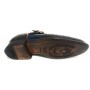 Scarpe uomo Harris con fibbia in pelle stampa cocco marrone/ rosso/ shade blu U17HA124