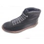 SCARPE UOMO HENRY COTTON'S PEDULA MOD GRITZ IN PELLE E CAMOSCIO NERO U17HC03