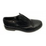 Scarpe uomo in francesina scamiciata Davidson pelle burattata black  U15DV02
