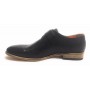 Scarpe uomo Lorenzi con fibbia in pelle burrattata safari nero US17LO03