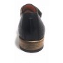 Scarpe uomo Lorenzi con fibbia in pelle burrattata safari nero US17LO03