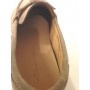 SCARPE UOMO SANTONI MOCASSINO  SPORTIVO PELLE SCAMOSCIATA BEIGE FIOCCHETTO  S 80