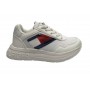 Scarpe  Tommy Hilfiger sneaker in ecopelle/ tessuto bianco ZS22TH02 T3A4-32167
