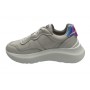 Scarpe donna Ambitious 12162W sneakers in pelle bianco / cangiante DS22AM01