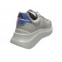 Scarpe donna Ambitious 12162W sneakers in pelle bianco / cangiante DS22AM01