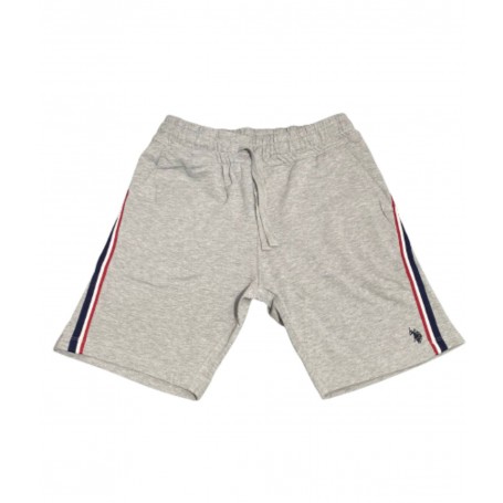 Short uomo U.S. POLO in cotone grigio ES21UP16 60102 52088