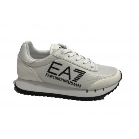 Sneaker  EA7 Emporio Armani ecosuede/ tessuto bianco ZS22EA01 XSX024