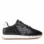 Sneaker EA7 Emporio Armani training pelle/ tessuto black/ white unisex US23EA06 X8X114