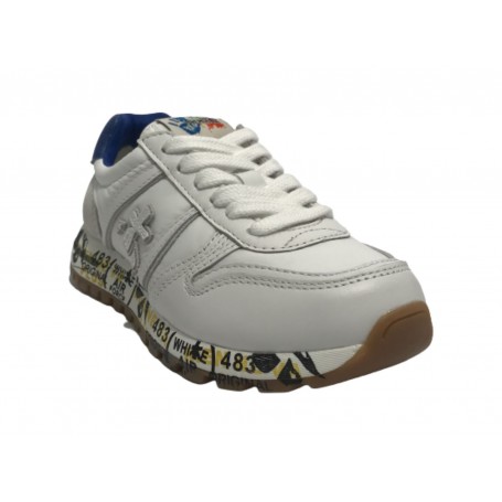Sneaker Premiata Sky pelle/ nylopn white/ blue  ZS23PR05 18039356