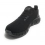 Sneaker running EA7 Emporio Armani   mesh black/ gunmetal X8X048 US21EA09