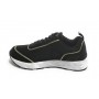 Sneaker running EA7 Emporio Armani  ecosuede/ mesh black/ gold X8X033 US21EA08