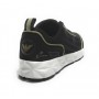 Sneaker running EA7 Emporio Armani  ecosuede/ mesh black/ gold X8X033 US21EA08