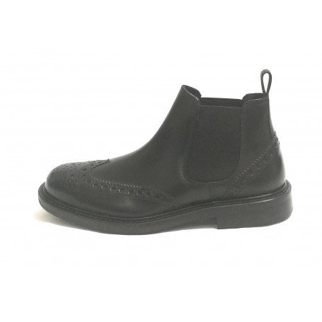 STIVALETTO BEATLES UOMO ANTICA CUOIERIA MOD. BATISFERA PELLE NERO U19AC08