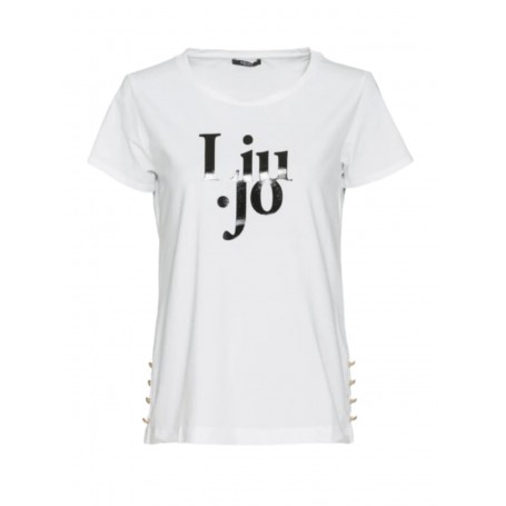 T shirt Liu Jo Sport bianco donna E22LJ33 TF1249