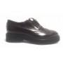 SCARPE DONNA GUARDIANI SPORT IN PELLE VINO E ZIP MODELLO LADYSOHO D15AG04