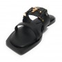 Scarpe donna ciabatta Fracomina in pelle nero DS23FR03 F723SS8001L40101-053