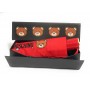 Ombrello Moschino retraibile toy stars compact rosso O22MO10 8211