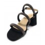 Sandalo Kess TC 65 pelle scamosciata nero DS23KE07 23159