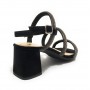 Sandalo Kess TC 65 pelle scamosciata nero DS23KE07 23159
