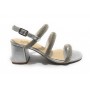 Sandalo Kess TC 65 pelle scamosciata silver DS23KE03 23159