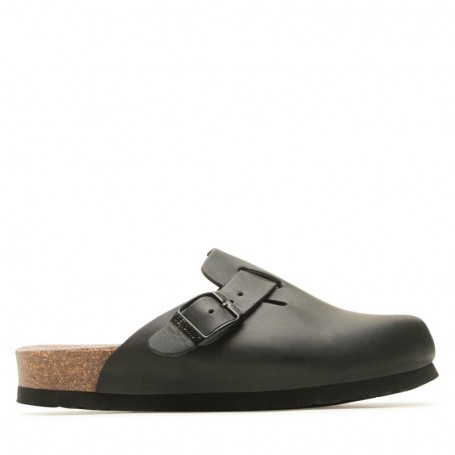 Sabot uomo Genuins sandalo  Riva pelle black US23GN05 G104397