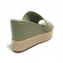 Scarpe donna Gold&gold sandalo con zeppa ecopelle verde DS23GG19 GD689