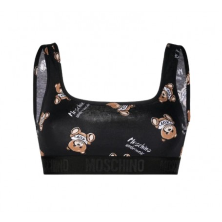 Top donna Moschino nero logo ES23MO30 V6AA1406 4417